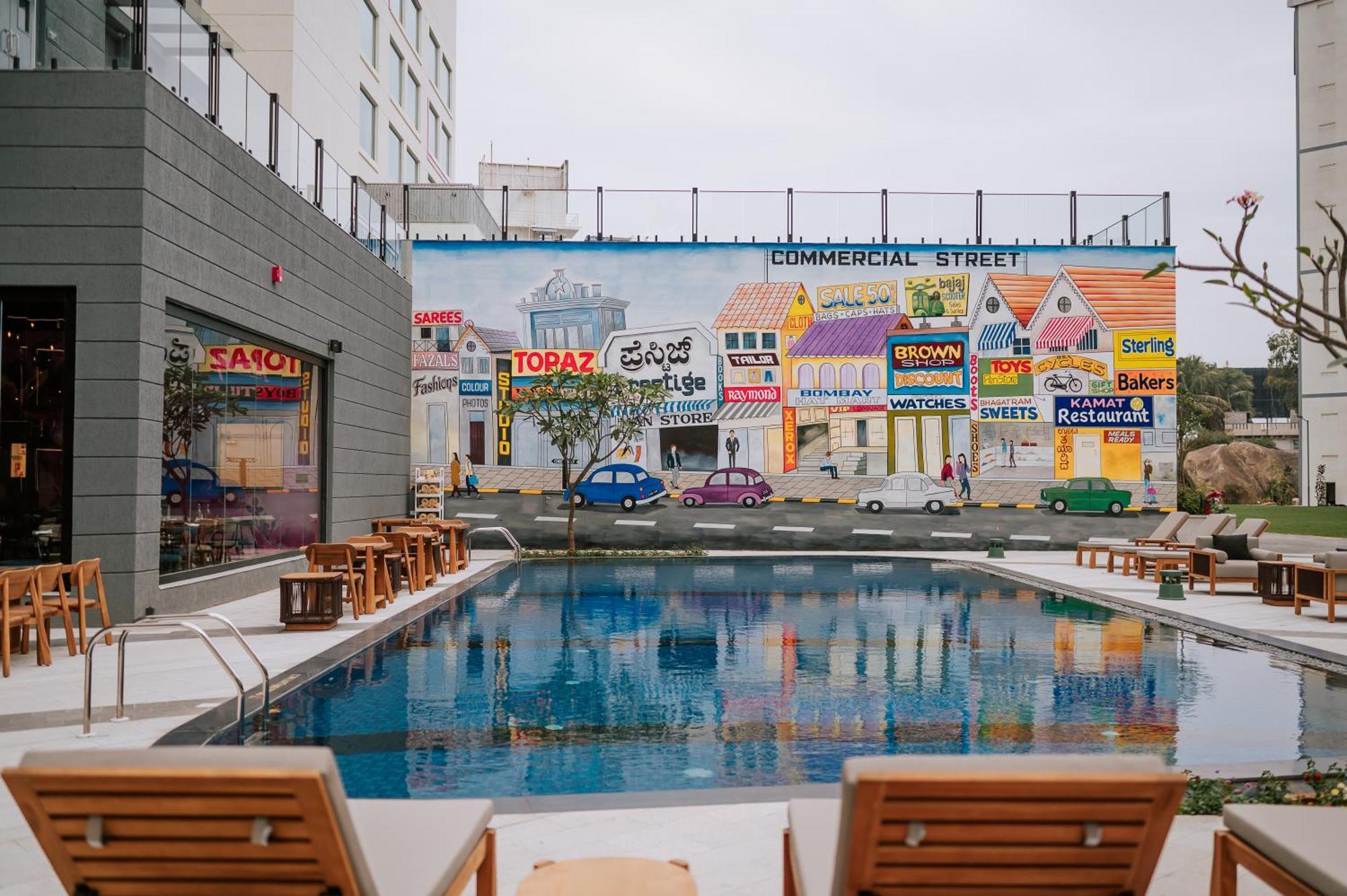 Moxy Bengaluru Airport Prestige Tech Cloud Hotell Devanahalli Exteriör bild